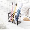 Metallic Toothbrush & Paste Holder