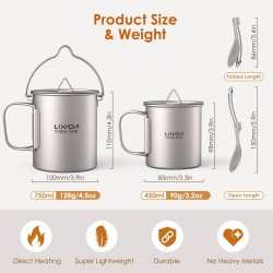 Lightweight 3 Piece Set for Outdoor Camping