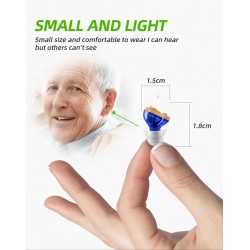 Mini CIC In The Ear Sound Amplifier Invisible Hearing Aid