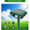 1 Piece Ultrasonic Waterproof Solar Powered Rechargeable Animal Repellent