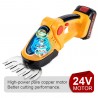 2 in 1 24 Volt Cordless Rechargeable Handheld Hedge Trimmer