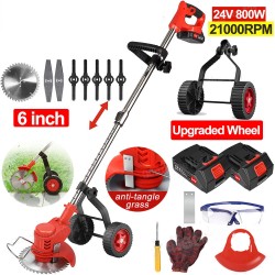 2 in 1 24 Volt Cordless Rechargeable Handheld Hedge Trimmer