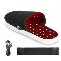 Red Light Infrared Foot Therapy Massaging Slipper For Muscle Pain Relief & Relaxation