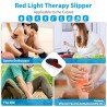 Red Light Infrared Foot Therapy Massaging Slipper For Muscle Pain Relief & Relaxation