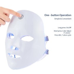 Facial LED Photon Therapy Mask for Skin Rejuvenation & Beauty