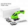 3.6 Volts Cordless Hedge Trimmer Gardening Tool with 2 Blades & Rechargeable Lithium Battery