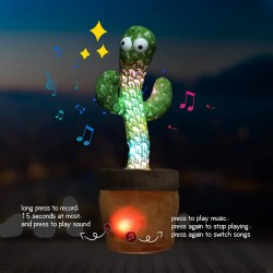 Singing Mimicking Dancing Talking Cactus Toys For Babies