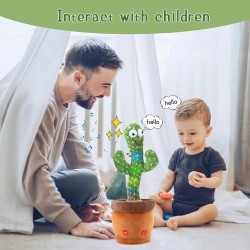 Singing Mimicking Dancing Talking Cactus Toys For Babies