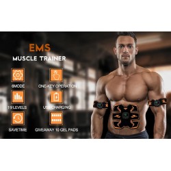 EMS Wireless Muscle & Abdominal Muscle Trainer