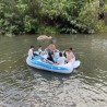 PVC Inflatable 6-Person Water Party Island Drift Boat