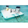 6/8' Floating Dock Water Inflatable Floating Platform for Lake/Boats/Island/Swimming Pool