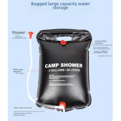 Outdoor Camping Portable Solar Hot Water Bag Outdoor Folding Bath/Shower