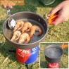 Camping Cookware Set Aluminum Portable Outdoor Tableware Cookset Cooking Kit Pan Bowl Kettle Pot Hiking BBQ Picnic Equipment