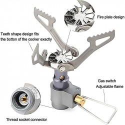 25 gram Lightweight Mini Outdoor Gas Cooker Burner Portable Solo Titanium Gas Burner brs-3000t