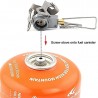 25 gram Lightweight Mini Outdoor Gas Cooker Burner Portable Solo Titanium Gas Burner brs-3000t