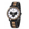 Metal & Wood Men Stylish Chronograph Watch