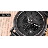 Metal & Wood Men Stylish Chronograph Watch