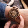 Hollow Style Quartz Wooden Watches for Men and Women