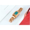 Small Wooden Wrist Watch Timepiece in Wooden Box