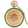 Golden Automatic Mechanical Pocket Watch Clock with Snake Chain