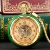 Golden Automatic Mechanical Pocket Watch Clock with Snake Chain