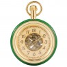 Golden Automatic Mechanical Pocket Watch Clock with Snake Chain