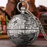 Music Pocket Watch Gifts Men Fob Chain Quartz Pendant Man Clock Steampunk Retro Antique Timepiece Large Size