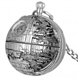 Retro Antique Large Size Pocket Watch with Chain Timepiece