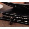 Short RFID Anti Demagnetization Wallet with Coin Zipper & Bank Card Holder