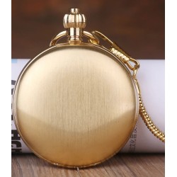 copy of Brushed Bronze Retro Automatic Stylish Mechanical Pocket Watch