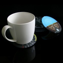 Set of 6 Cool Looking Coasters for Cups and Glasses