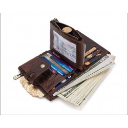 Small Wallet with Mini Card Holder & Coin Pouch Purse