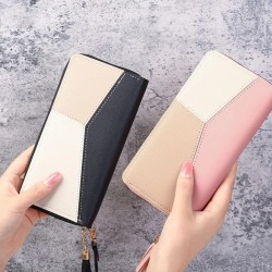 Fashion Long PU Leather Wallet