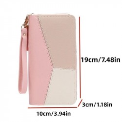 Fashion Zipper Wallet Ladies Long Wallet Tote Bag Coin Card Holder PU Leather Wallet Wallet