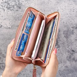 Fashion Long PU Leather Wallet