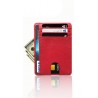 Slim Leather Credit Card & ID & Money Solid Color Simple Wallet