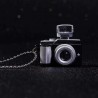 Retro Luminous Shutter Sound Camera Pendant Necklace Women Men Punk Flash Camera Necklaces Long Chains Necklace Fashion Jewelry