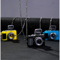 Retro Shutter Sound Flash Camera Pendant Necklace Fashion Jewelry