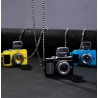 Retro Luminous Shutter Sound Camera Pendant Necklace Women Men Punk Flash Camera Necklaces Long Chains Necklace Fashion Jewelry