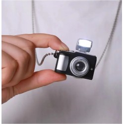 Retro Shutter Sound Flash Camera Pendant Necklace Fashion Jewelry