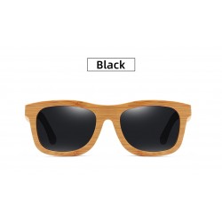 Vintage Bamboo and Wood Polaroid Sunglasses for Fashion & Sports