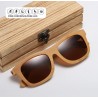 Vintage Bamboo and Wood Polaroid Sunglasses for Fashion & Sports