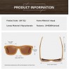 Vintage Bamboo and Wood Polaroid Sunglasses for Fashion & Sports