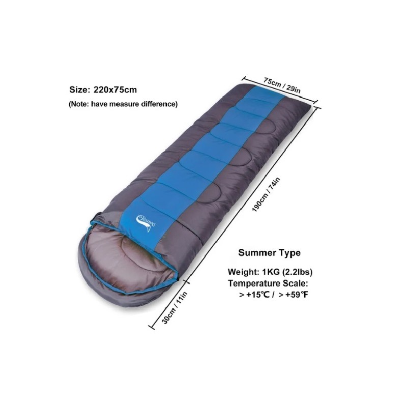 Desert&Fox Camping Sleeping Bag Lightweight 4 Season Warm & Cold Envelope Backpacking Sleeping Bag for Outdoor Traveling Hiking