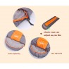 Desert&Fox Camping Sleeping Bag Lightweight 4 Season Warm & Cold Envelope Backpacking Sleeping Bag for Outdoor Traveling Hiking