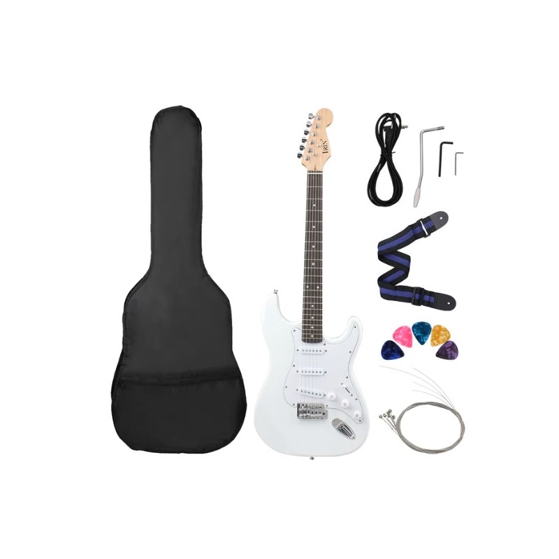 6 String 21 Frets Basswood Body Electric Guitar with Accessories