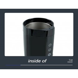 12/24V Car Heating Cup - Stainless Steel Smart Temperature Control Touch LCD Display Travel Mug