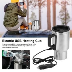 Car Portable Electric Heating Cup Water Tea or Coffee