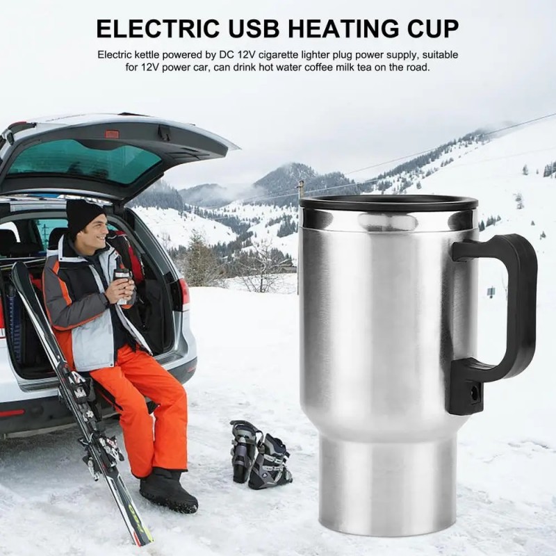 Car Portable Electric Heating Cup Water Tea or Coffee