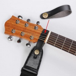 Guitar Headband Removable Steel-string Acoustic Guitar Bass Electric Guitar Head Fixing Belt Buckle Strap Accessories TMZ